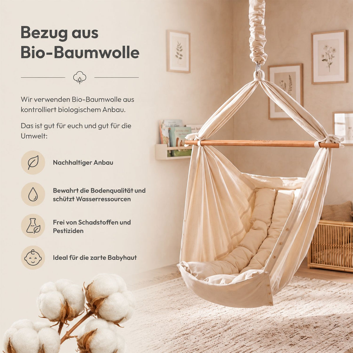 Nur die besten Materialien für dein Baby
