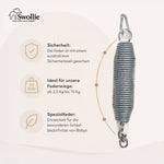 Swollie Premium Federwiege  mit Tipi-Gestell Preloved