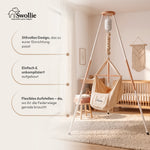 Swollie Federwiege mit Tipi-Gestell  & Motor