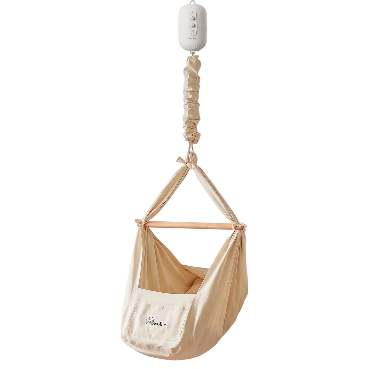 Federwiege mit Motor – Cloud Dancer (Beige) Pantone 2026 swollie