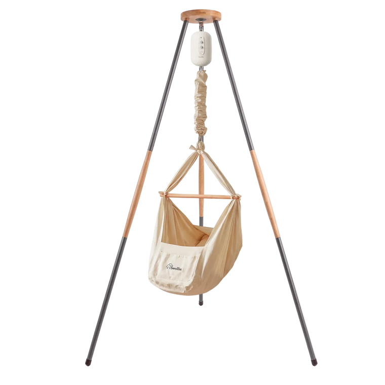 Swollie Federwiege mit Tipi-Gestell  & Motor