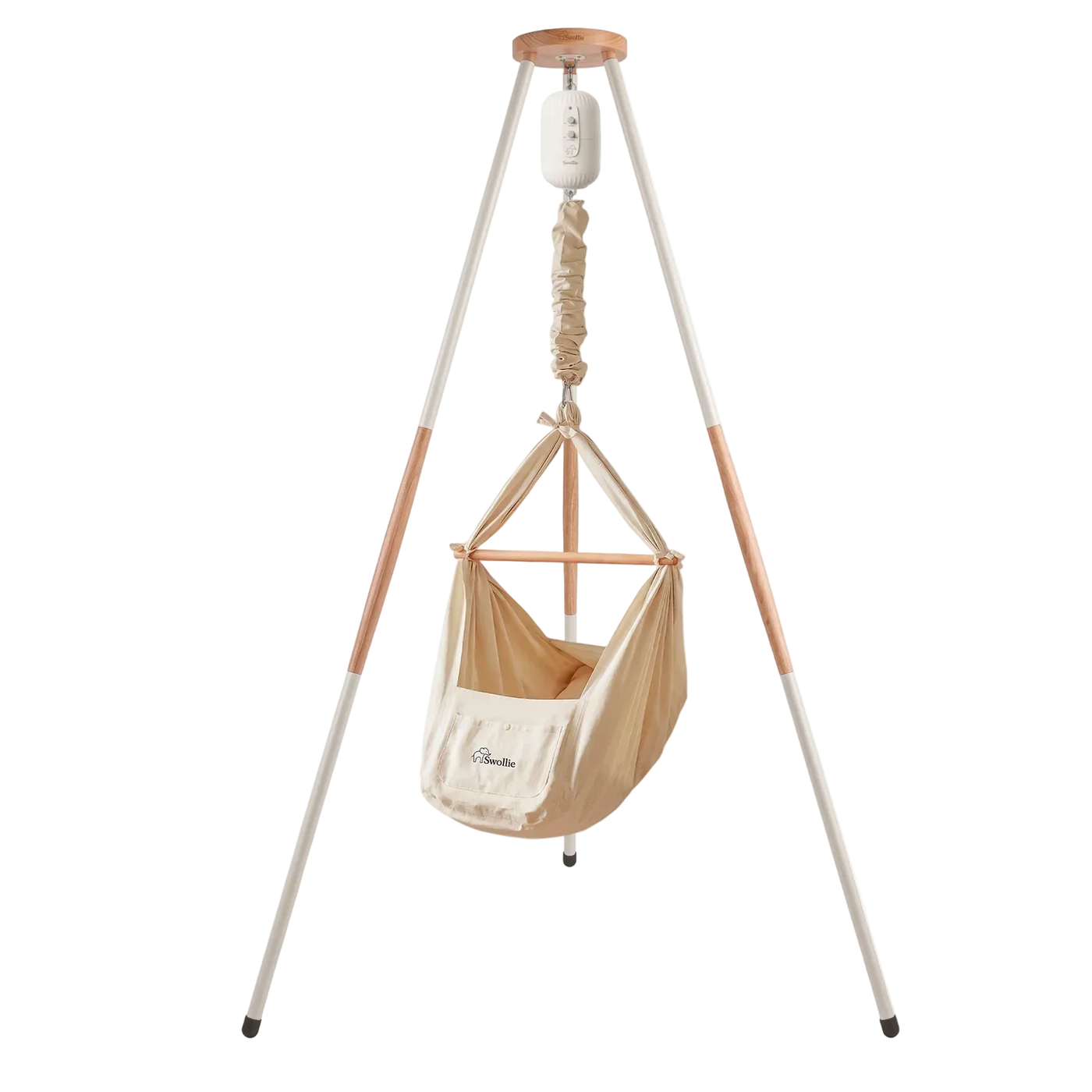 Swollie Federwiege mit Tipi-Gestell  & Motor