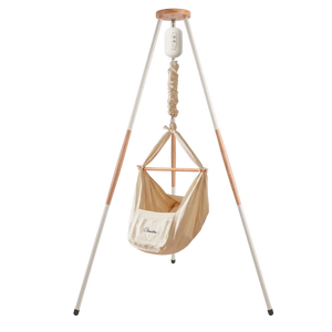 Elektrische Federwiege mit Tipi-Gestell und Motor Preloved | Swollie