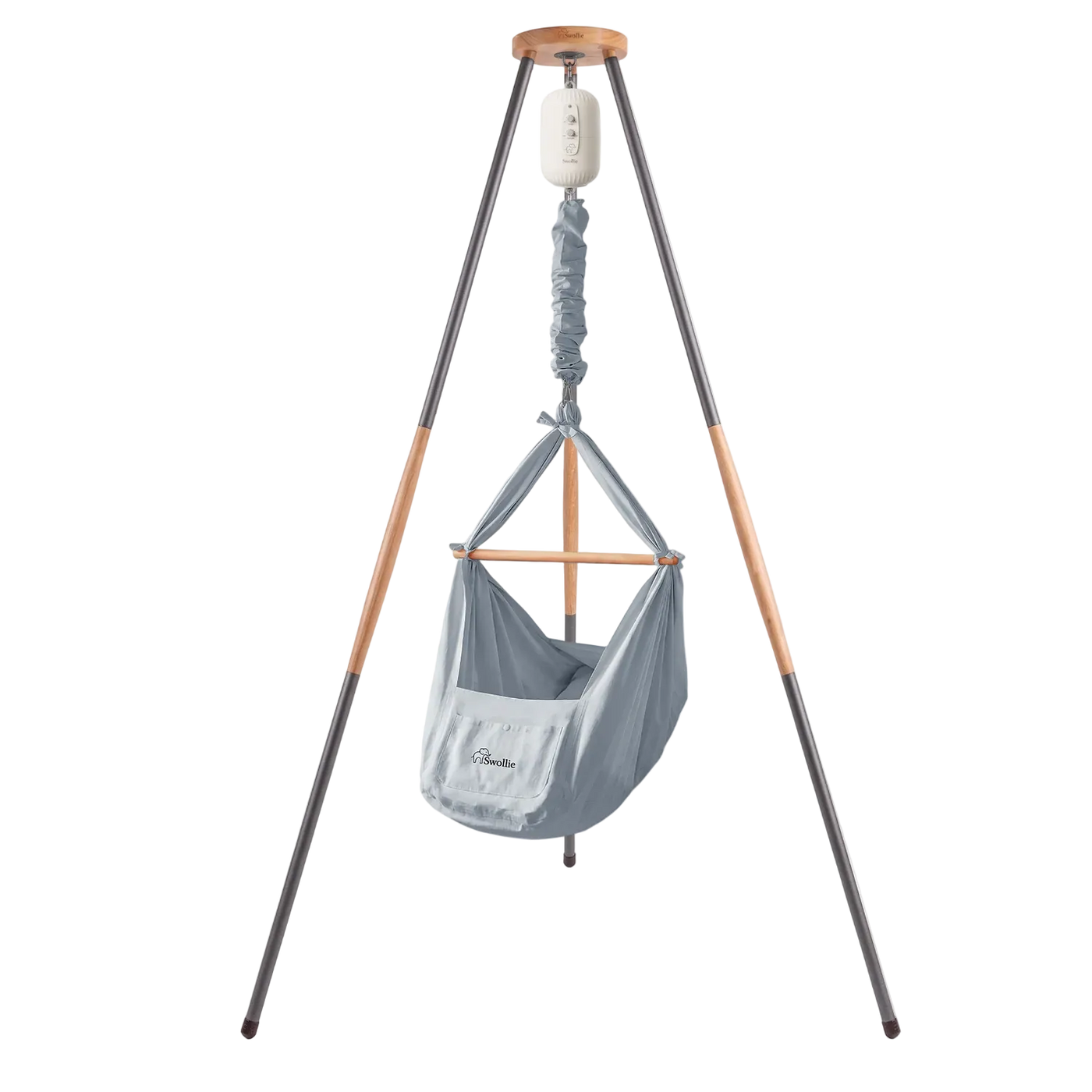 Swollie Federwiege mit Tipi-Gestell  & Motor