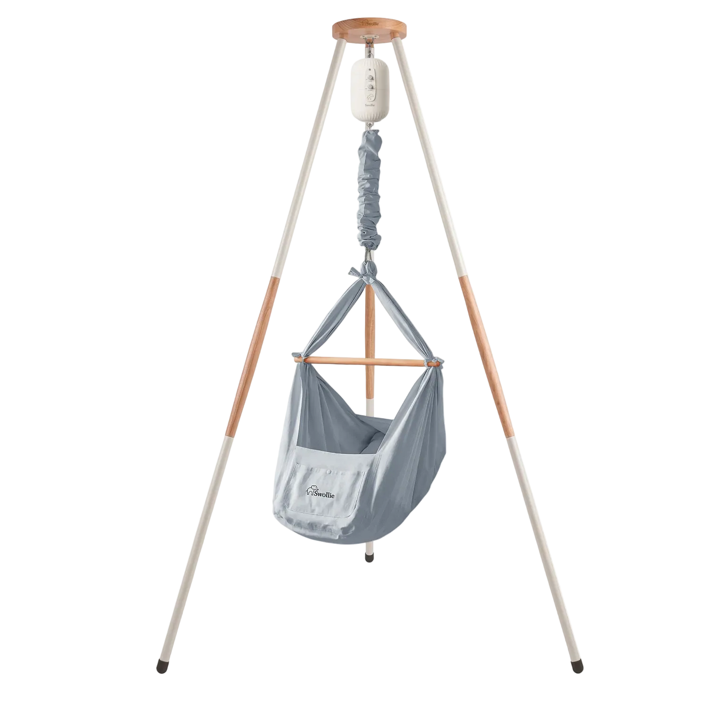 Swollie Federwiege mit Tipi-Gestell  & Motor