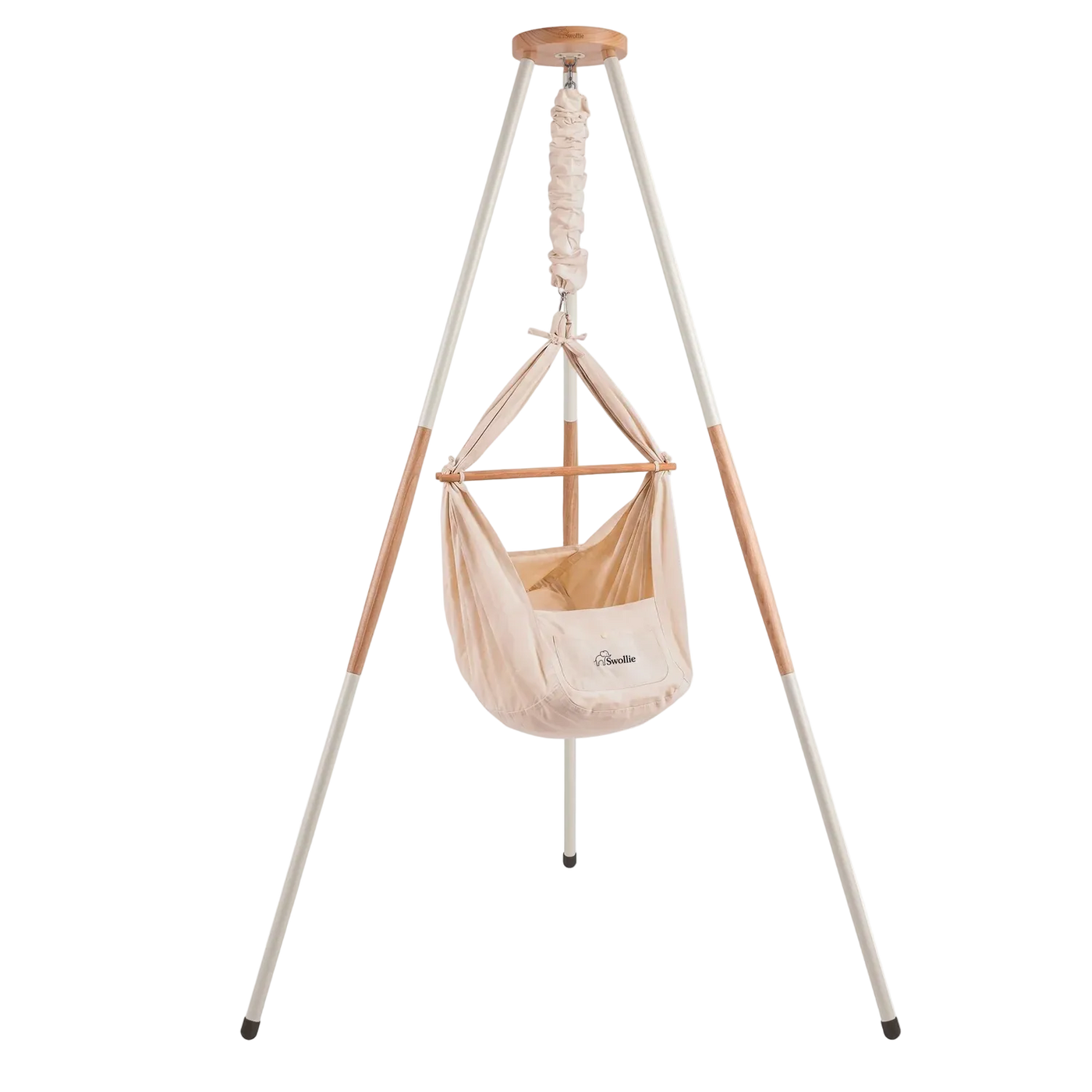 Swollie Federwiege mit Tipi-Gestell