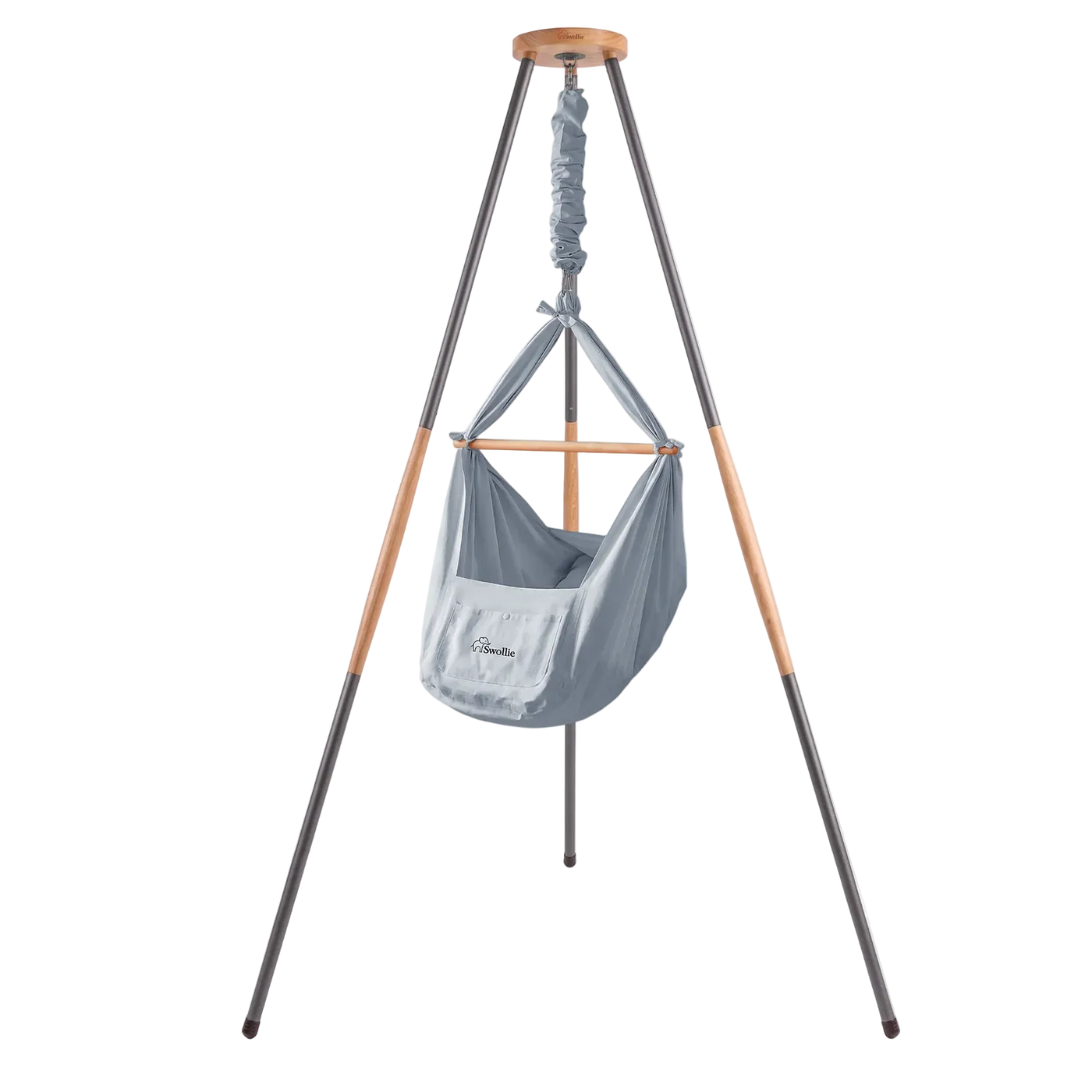 Swollie Federwiege mit Tipi-Gestell