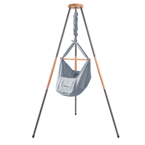 Swollie Federwiege mit Tipi-Gestell