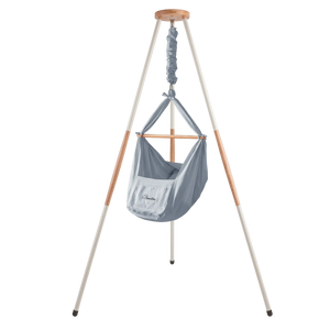 Swollie Federwiege mit Tipi-Gestell