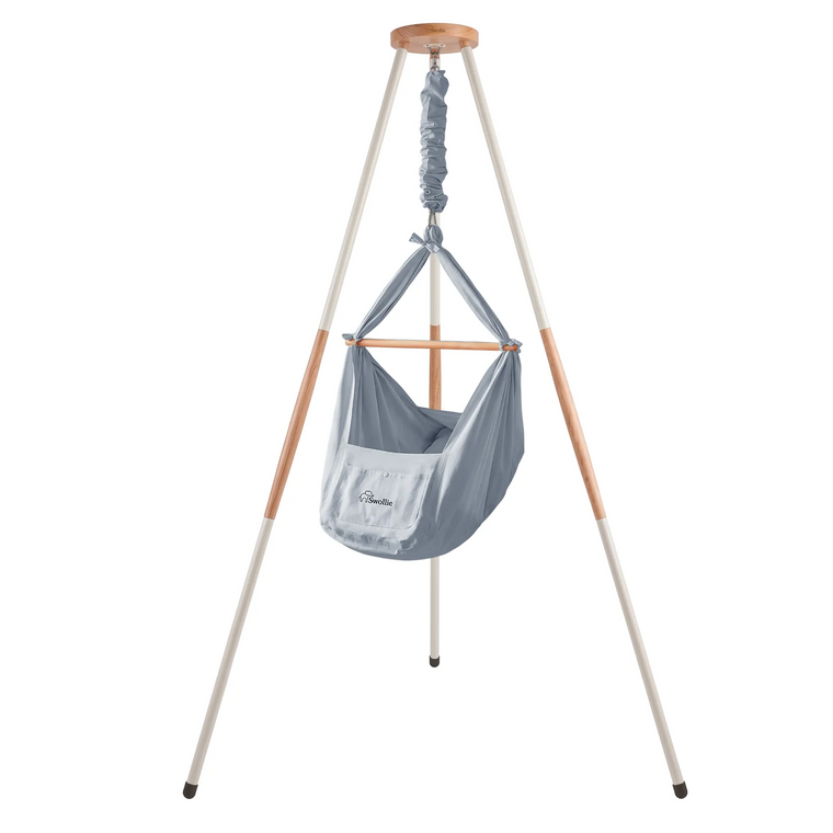 Swollie Federwiege mit Tipi-Gestell