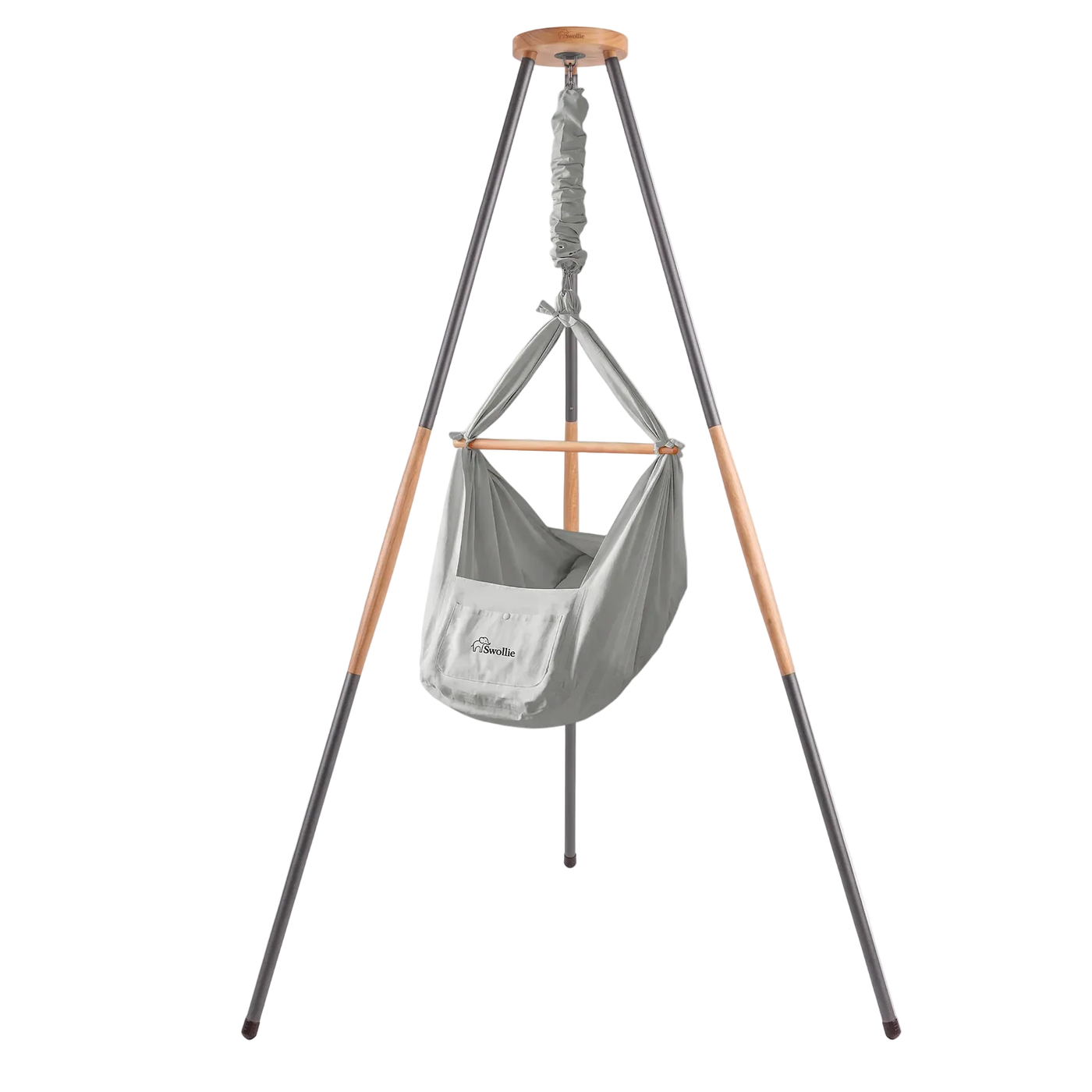 Swollie Federwiege mit Tipi-Gestell