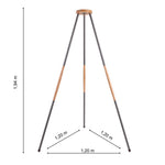Swollie Premium Federwiege  mit Tipi-Gestell Preloved
