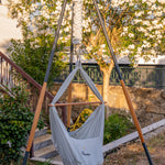 Swollie Federwiege mit Tipi-Gestell